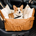 Faux Leather Pet Car Bed — design and construction details