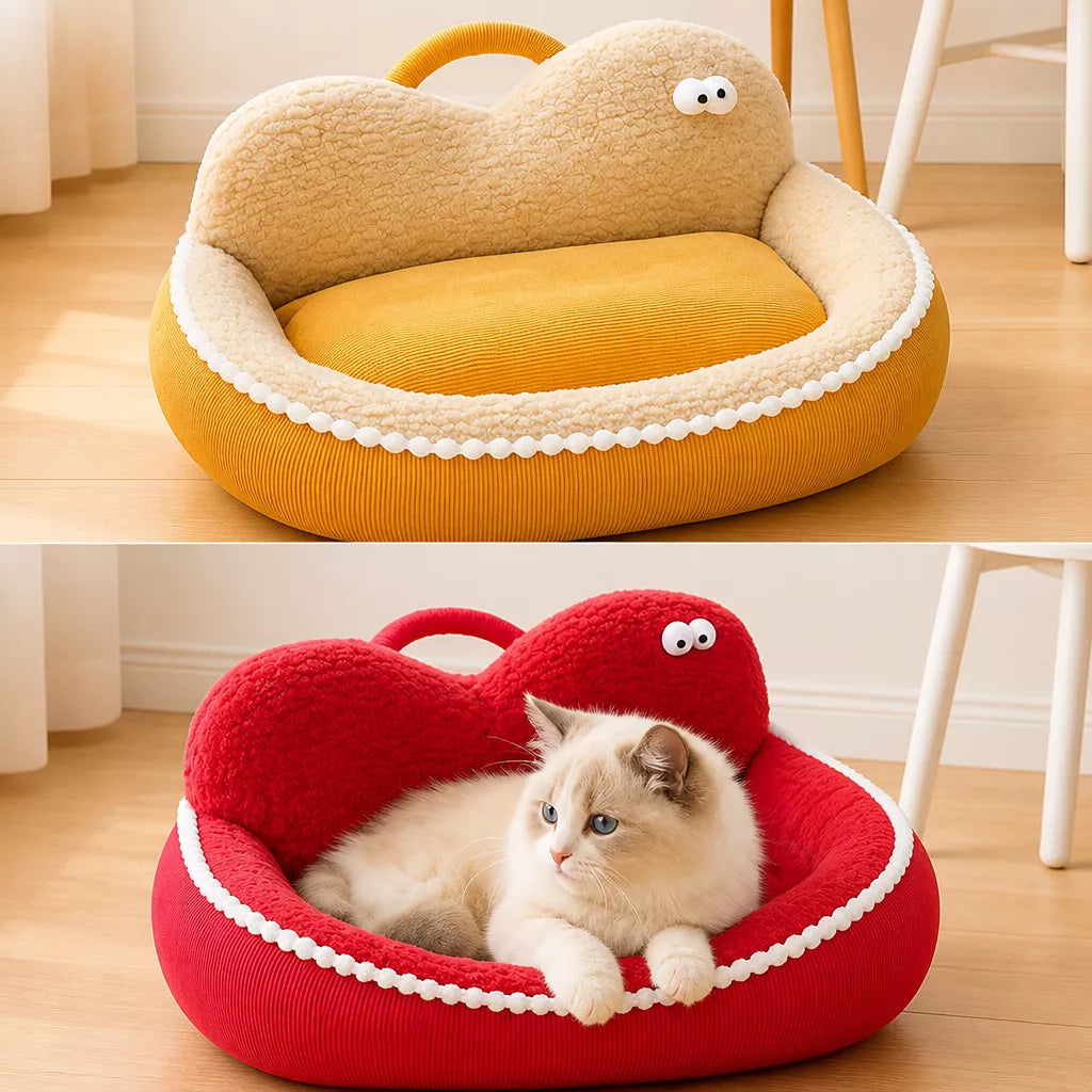 Corduroy Bolster Pet Bed — design and construction details