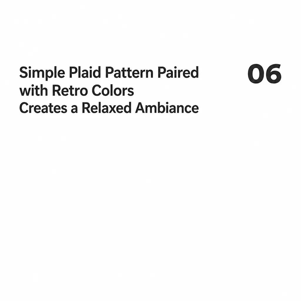 Pet sofa plaid pattern information panel