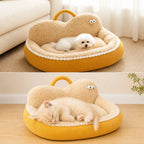 Corduroy Bolster Pet Bed — design and construction details