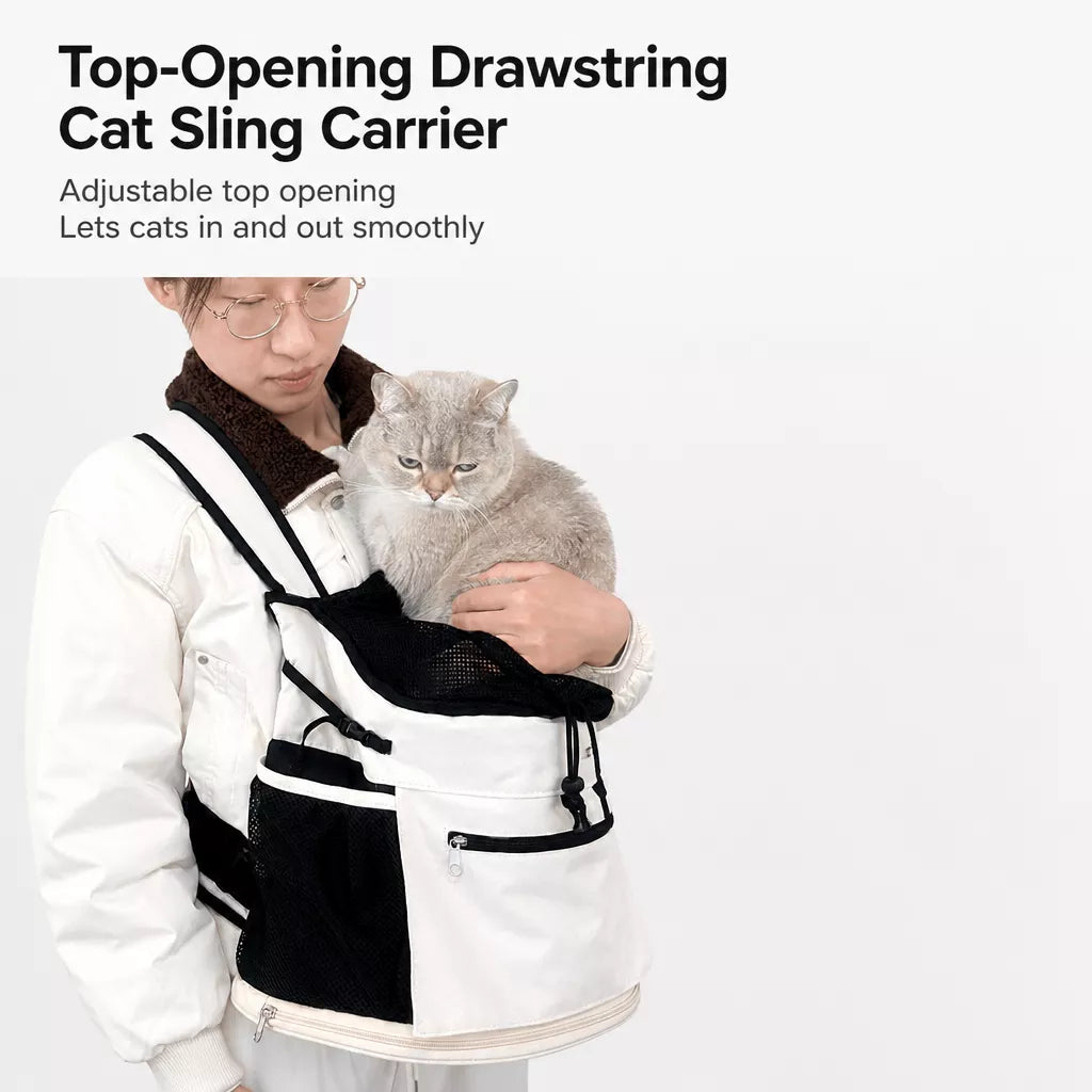 Mesh Front and Back Pet Carrier with Supportive Base - product detail