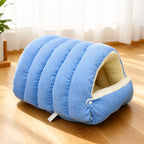 Semi-Enclosed Foam Pet Bed for Cats and Small Dogs