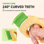 Shell Pet Grooming Comb — design and construction details