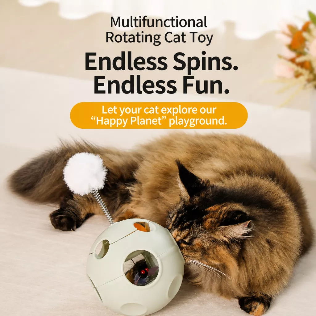 5-in-1 Planet Tumbler Cat Toy