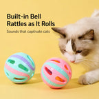 Silicone Cat Bell Ball Toy