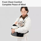 Mesh Front and Back Pet Carrier with Supportive Base - product detail