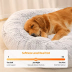 Giant Plush Bolster Dog Bed — design and construction details