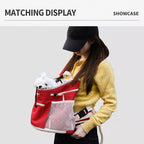 Mesh Front and Back Pet Carrier with Supportive Base - product detail