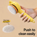 Long-Hair Pet Pin Brush for Cats and Dogs