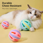 Silicone Cat Bell Ball Toy