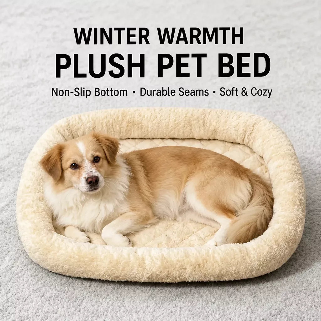 Quilted Plush Pet Bed — design and construction details