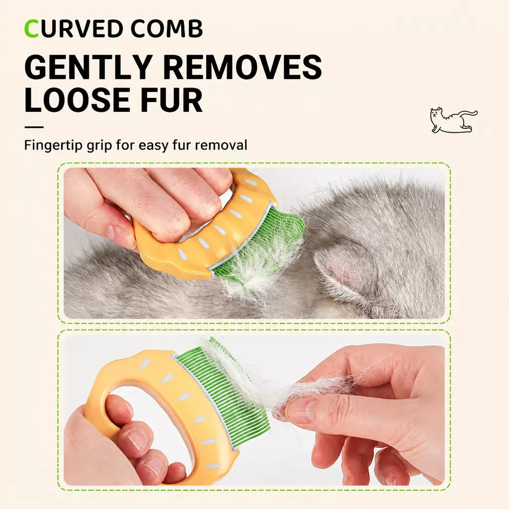 Shell Pet Grooming Comb — design and construction details