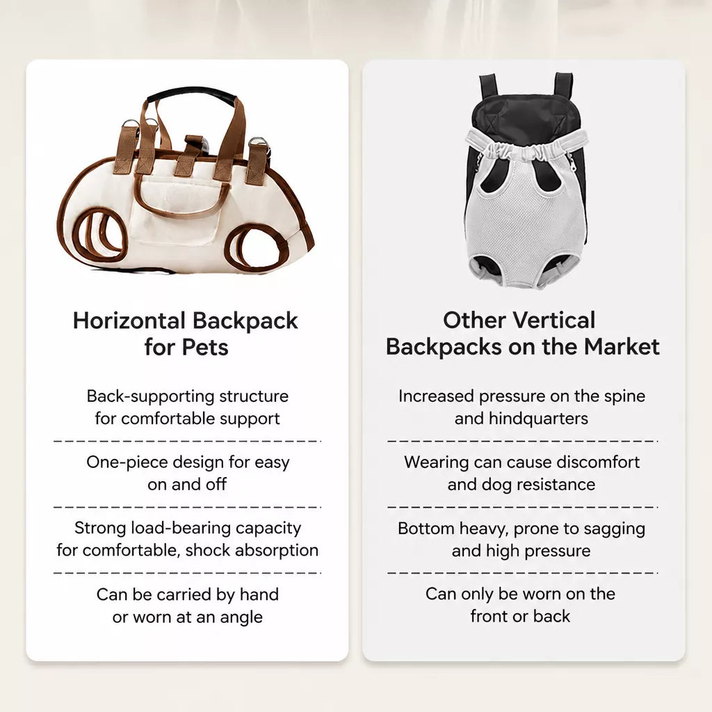 Horizontal Leg-Out Pet Carrier — design and construction details