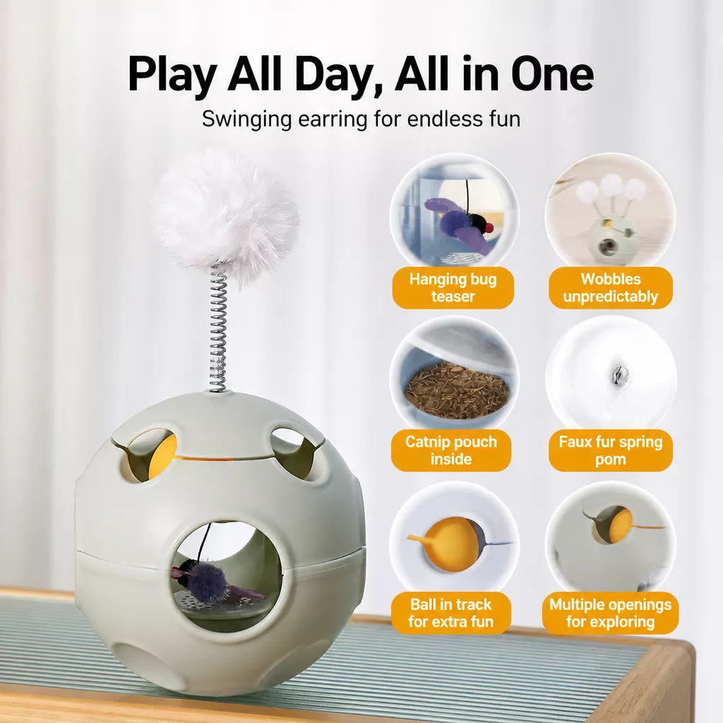 5-in-1 Planet Tumbler Cat Toy