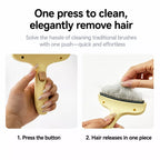 Stainless Steel Blade-Free Deshedding Comb for Cats & Dogs