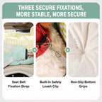 Striped Pet Car Bed — design and construction details