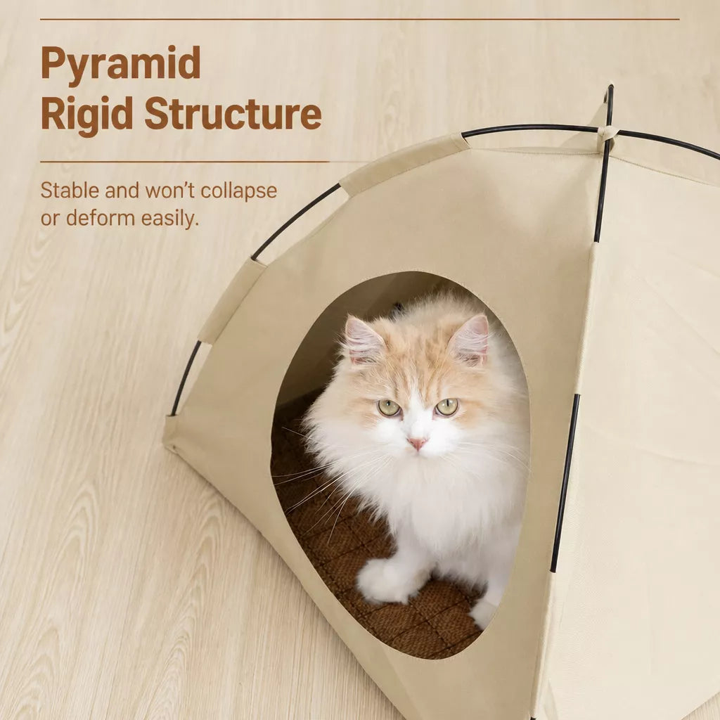 Portable Oxford Fabric Pet Tent Bed with Ventilation - product detail