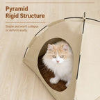 Portable Oxford Fabric Pet Tent Bed with Ventilation - product detail