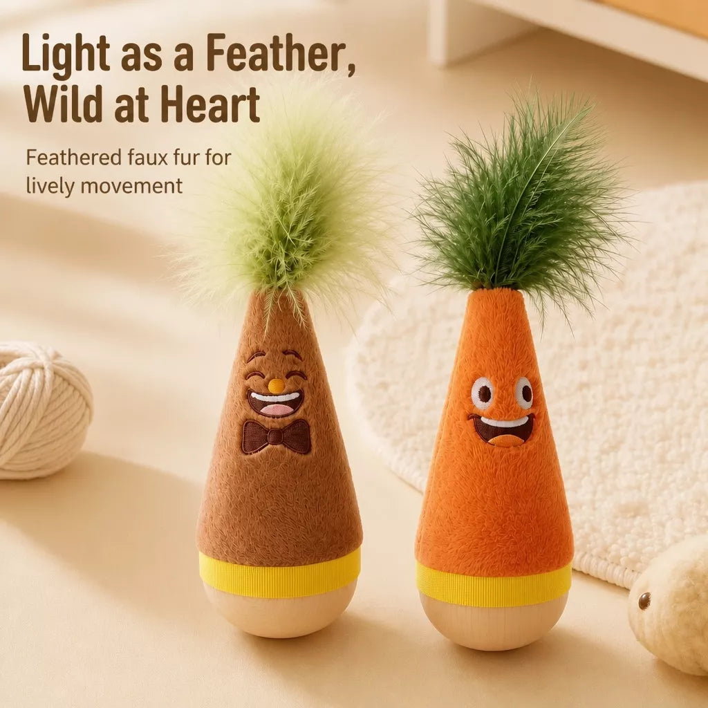Self-Righting Foam Toy for Cats and Dogs