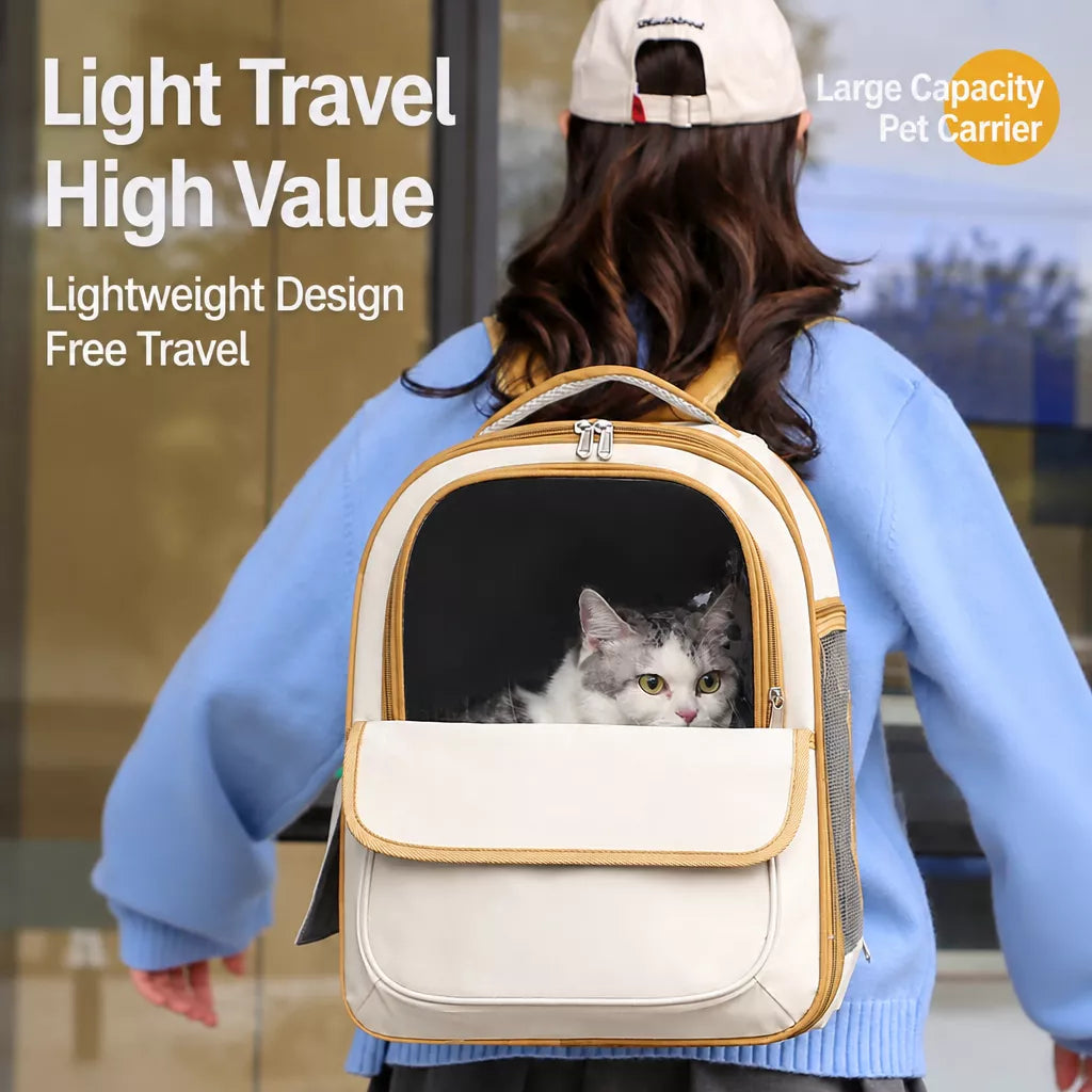 Mesh Cat Carrier Backpack — design and construction details