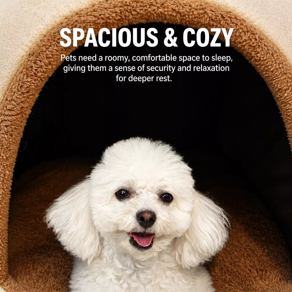 Fold-Flat Plush Pet House — design and construction details