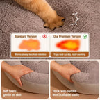 Oval Plush Bolster Pet Bed — design and construction details