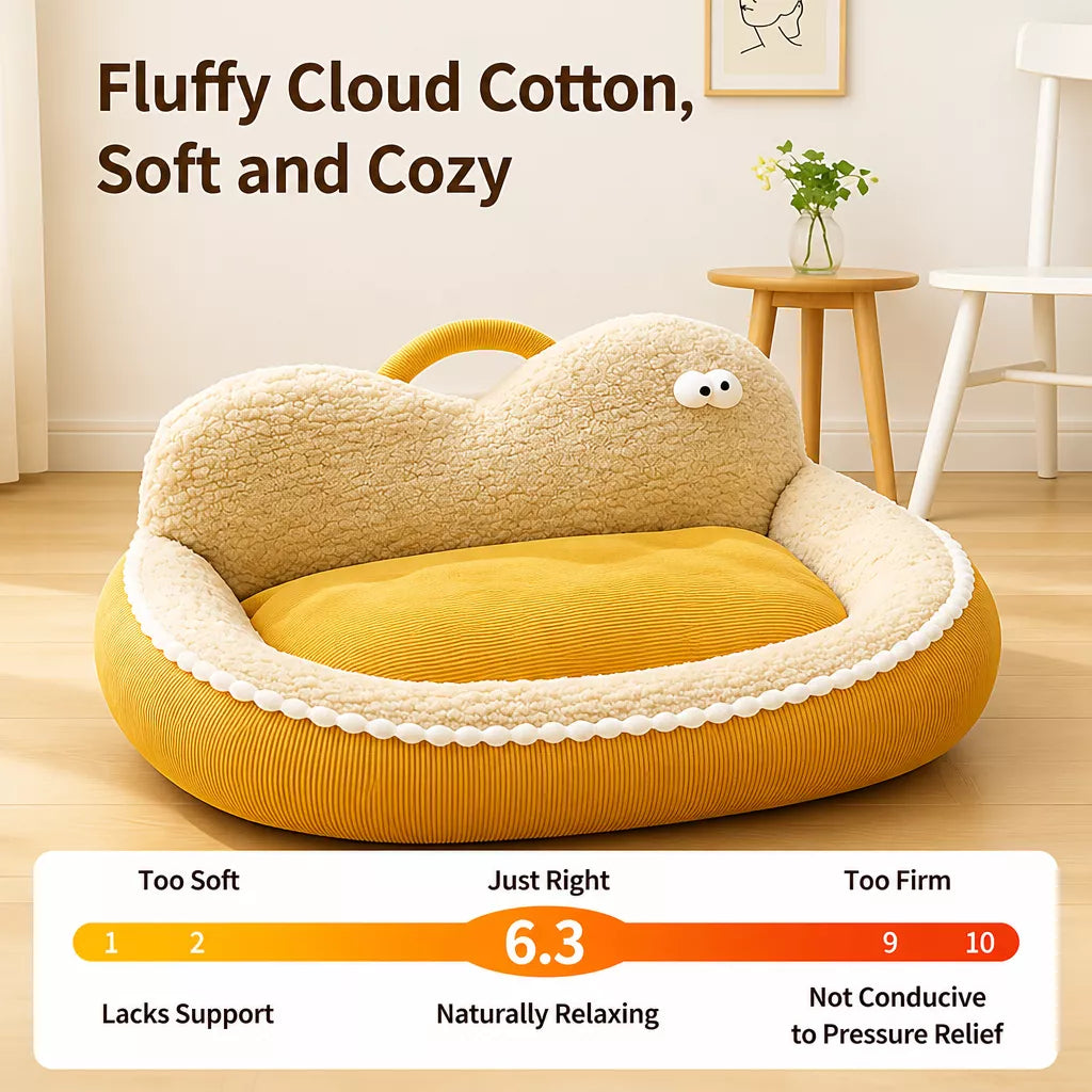 Corduroy Bolster Pet Bed — design and construction details