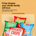 Plush Potato Chip Crinkle Toy for Dogs and Cats