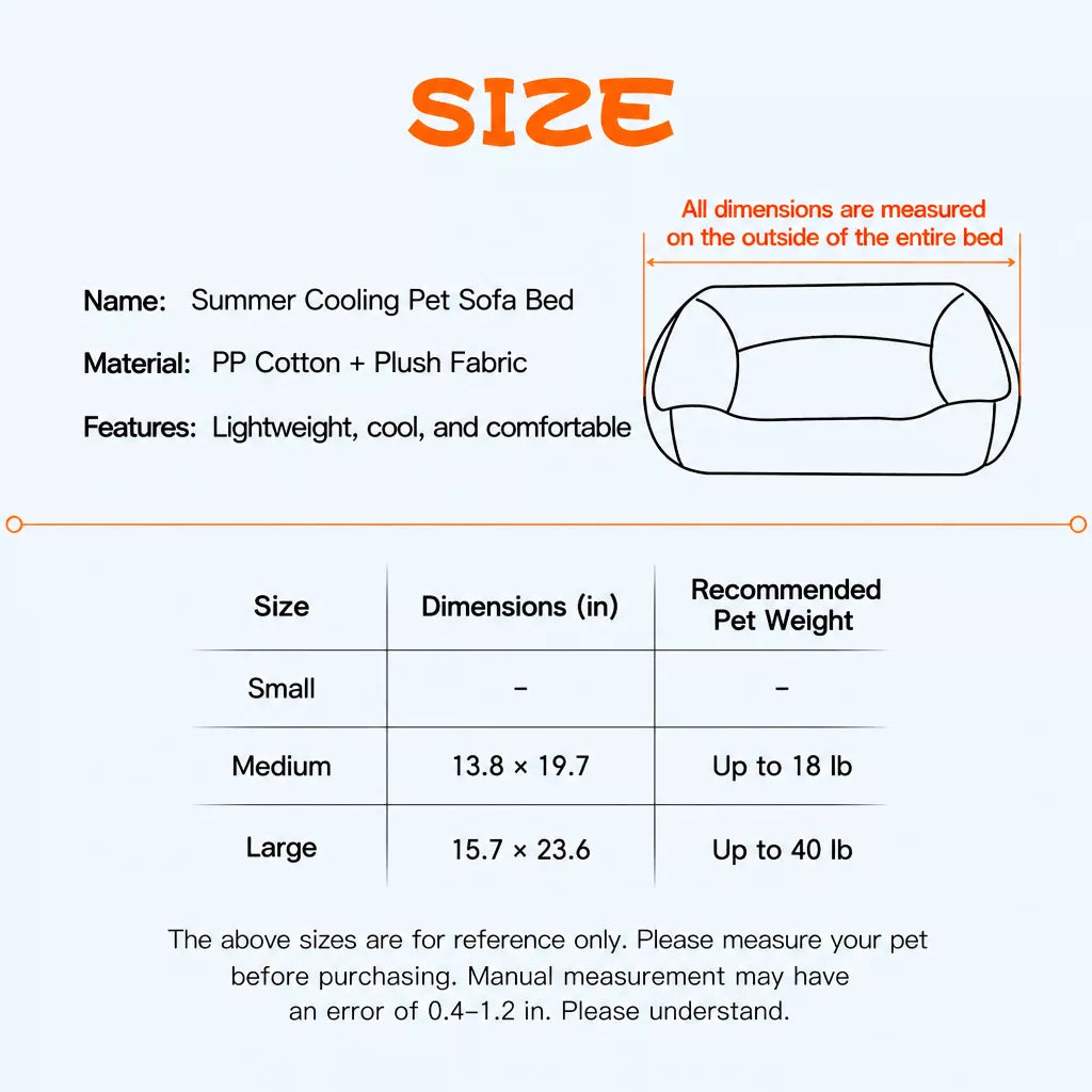 Quilted Plush Pet Bed with Low Bolsters size and product information