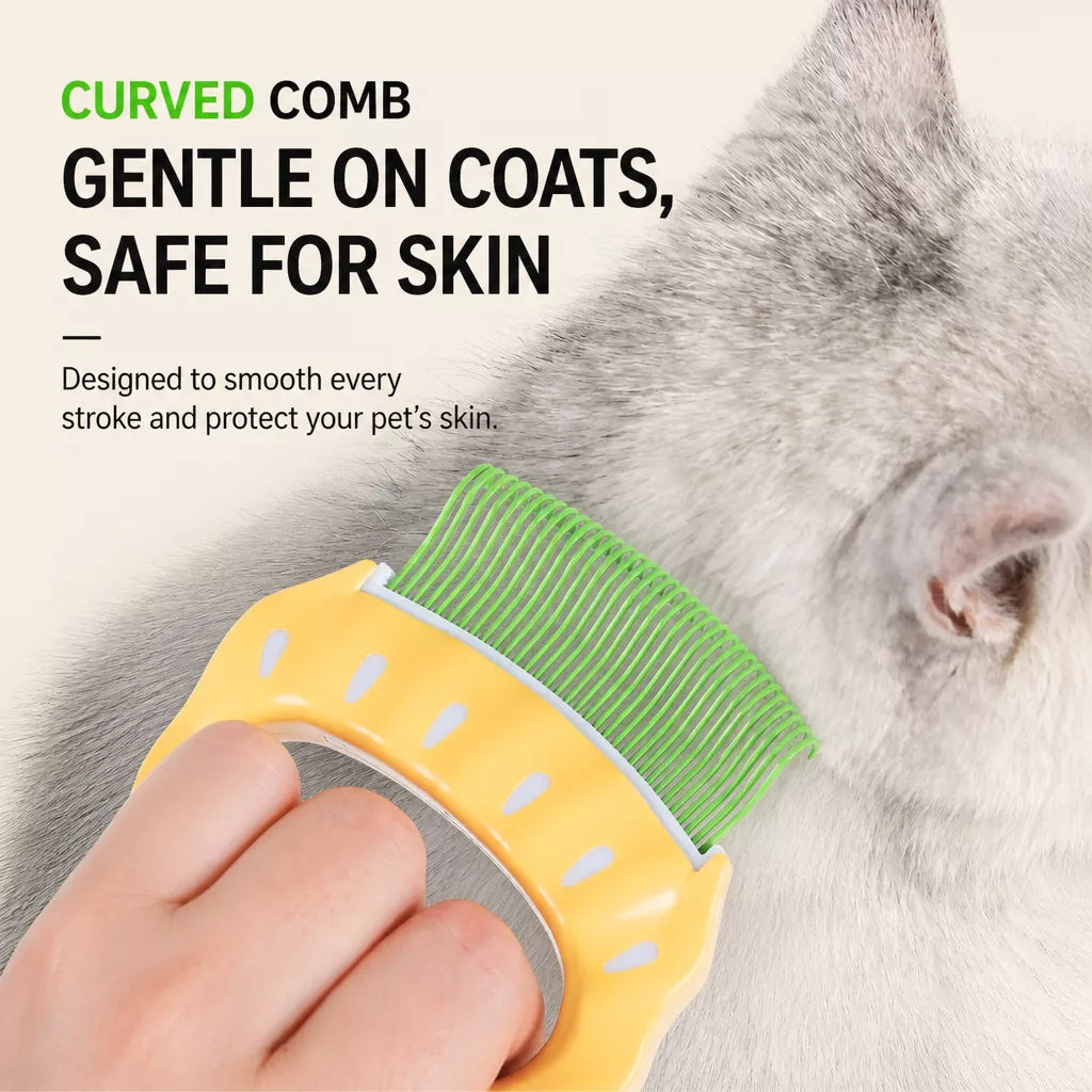 Shell Pet Grooming Comb — design and construction details