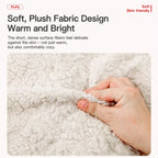 Cream plush lining texture