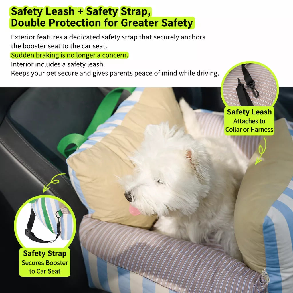 Vehicle-positioning strap and internal tether details