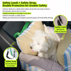 Vehicle-positioning strap and internal tether details