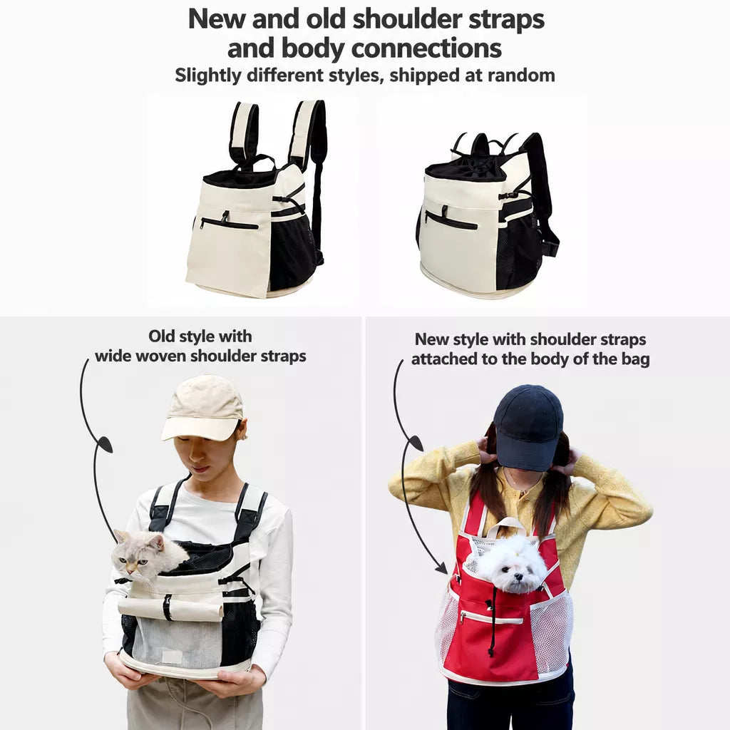 Mesh Front and Back Pet Carrier with Supportive Base - product detail