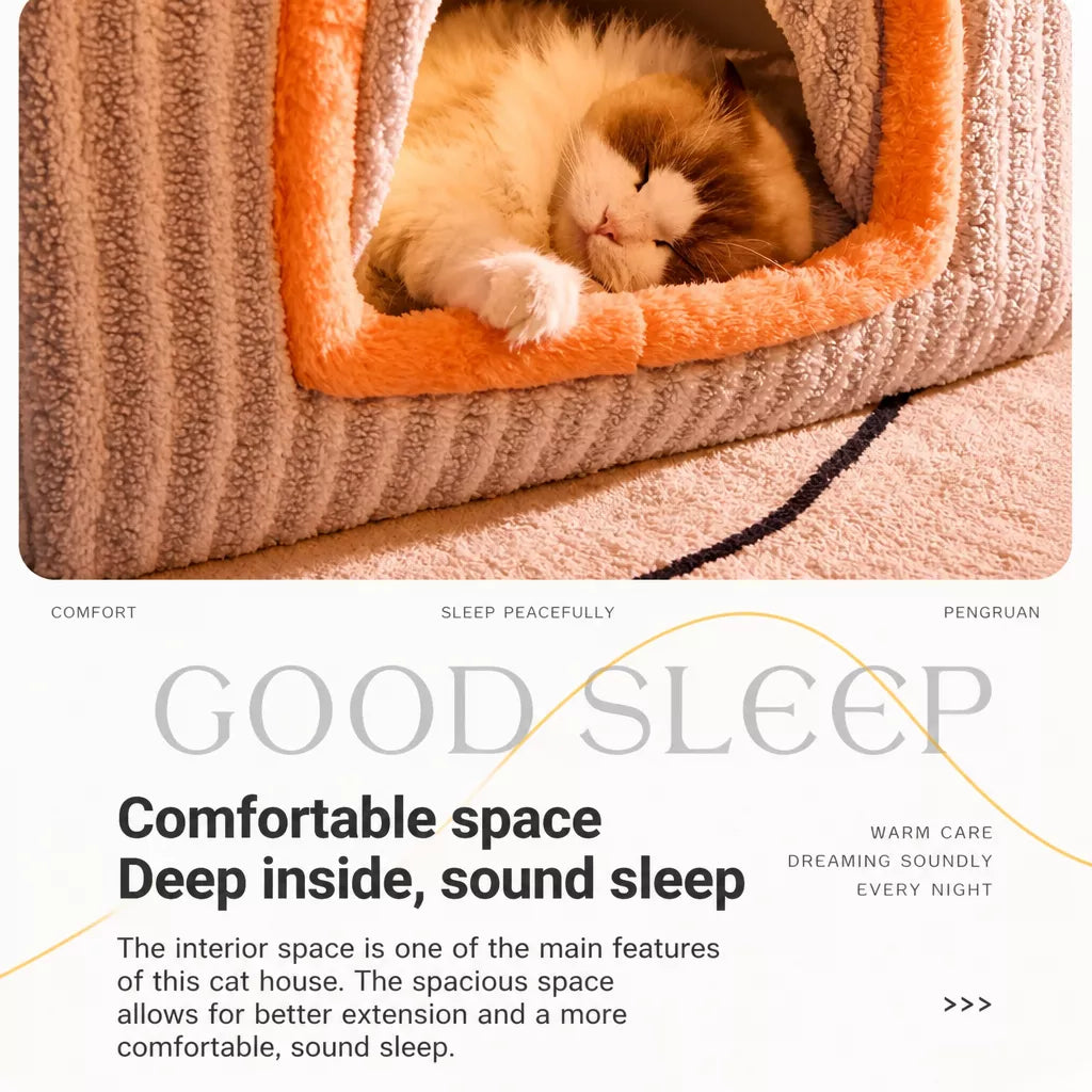 Enclosed Plush Pet House — design and construction details