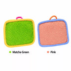 Color-Block Plush Pet Mat — design and construction details