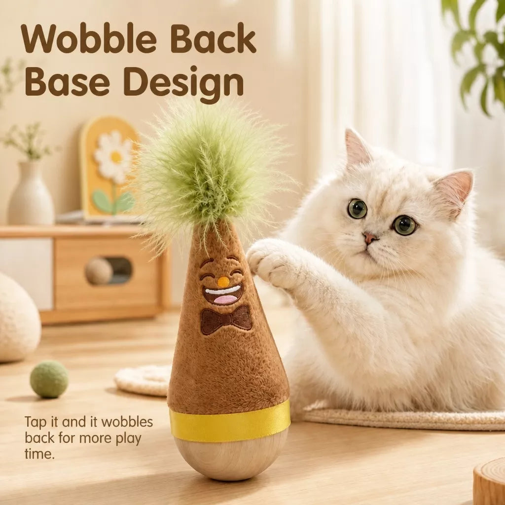 Self-Righting Foam Toy for Cats and Dogs