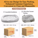 Giant Plush Bolster Dog Bed — design and construction details