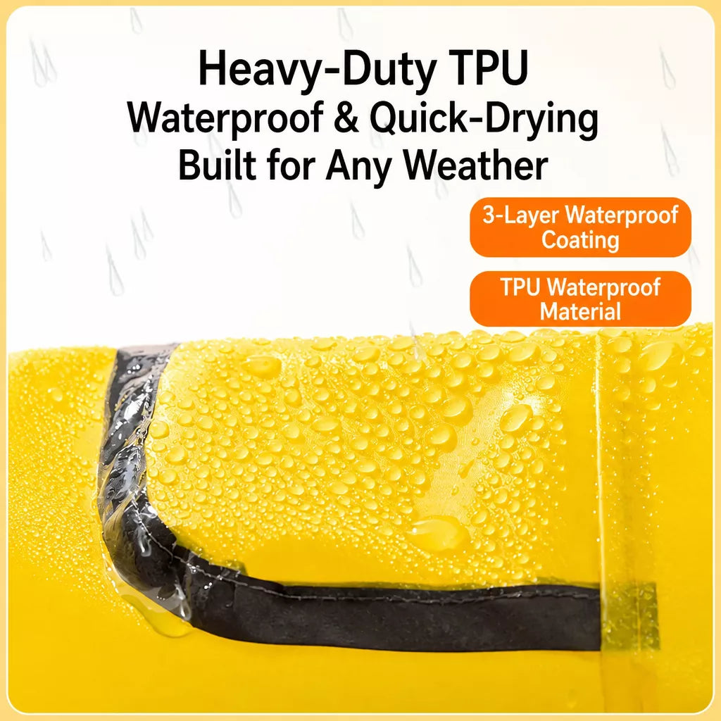 TPU shell and water-repellent surface detail