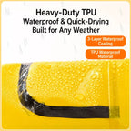 TPU shell and water-repellent surface detail