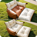 Faux Leather Pet Car Bed — design and construction details
