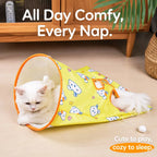 Cat Crinkle Tunnel and Hideaway Bag Toy