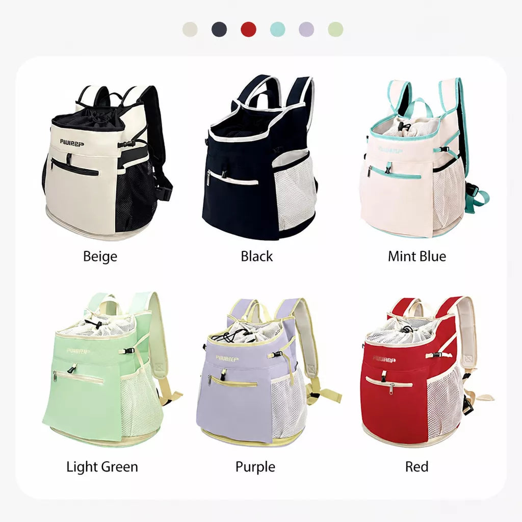 Mesh Front and Back Pet Carrier with Supportive Base - product detail