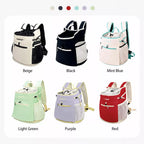 Mesh Front and Back Pet Carrier with Supportive Base - product detail