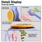 Self-Cleaning Pet Grooming Brush — design and construction details