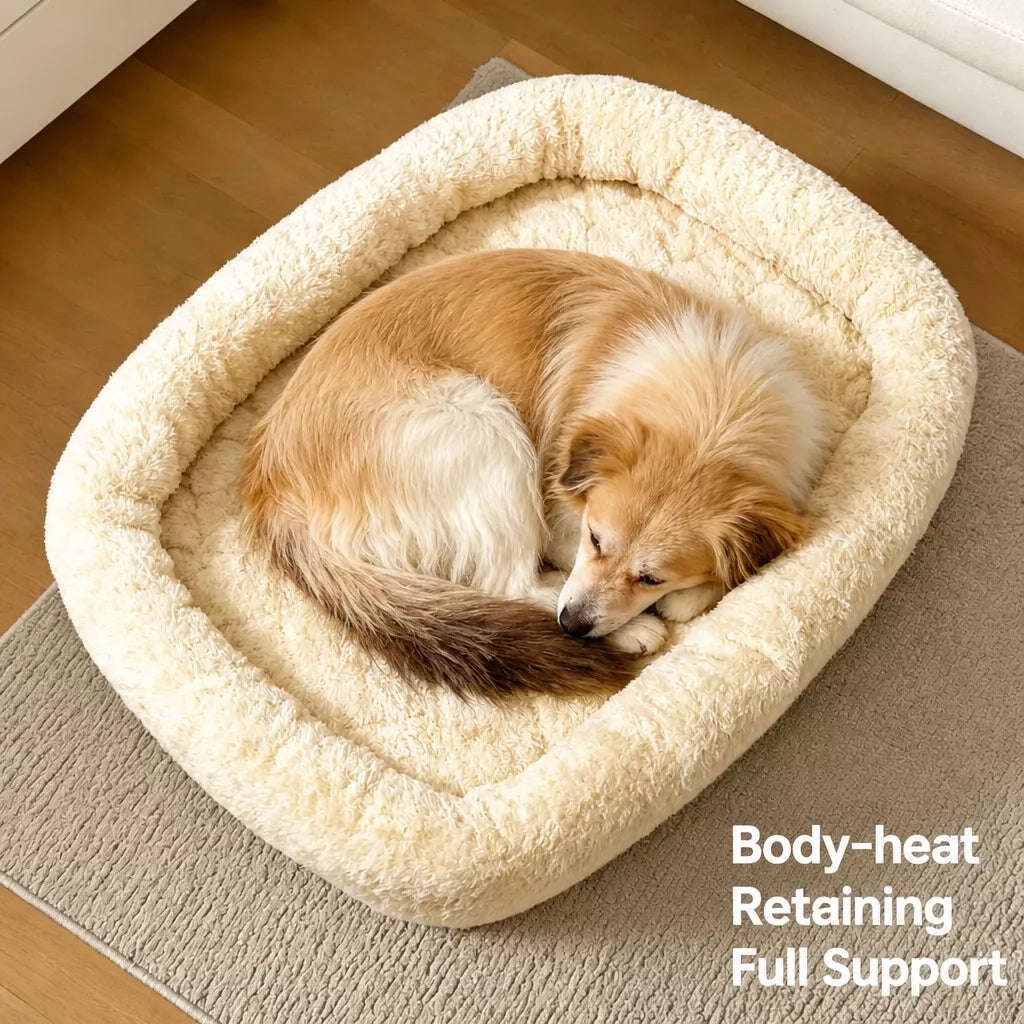 Quilted Plush Pet Bed — design and construction details