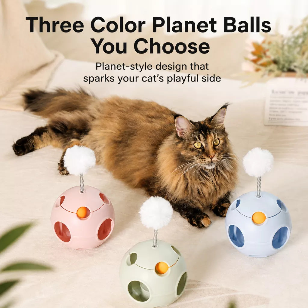 5-in-1 Planet Tumbler Cat Toy