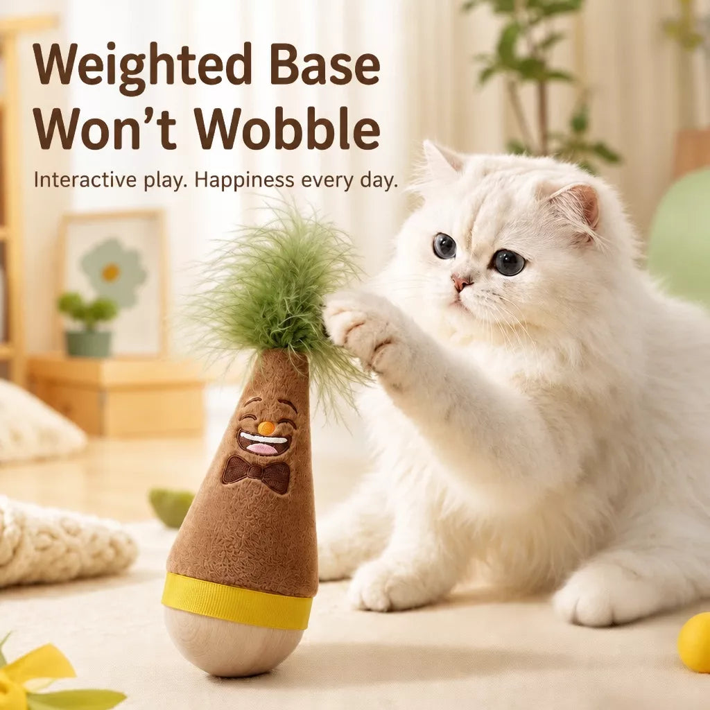 Self-Righting Foam Toy for Cats and Dogs