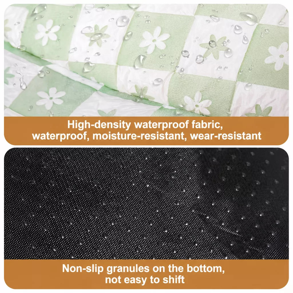 Textured non-slip underside of the plush shell pet bed