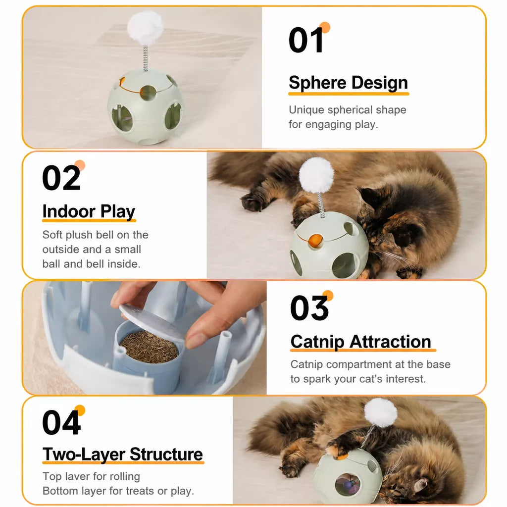 5-in-1 Planet Tumbler Cat Toy